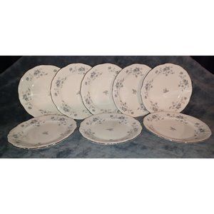 BLUE GARLAND Johann Haviland 6 1/8" Salad Plate Bread & Butter Plates Set of 8